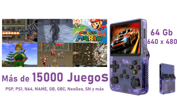 Consola Portátil R36S Juegos Retro - Imagen 7